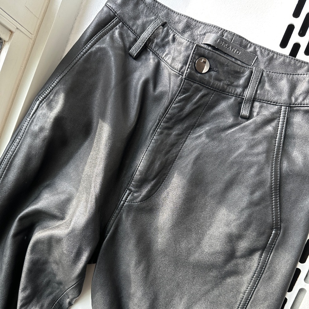 J Brand Lamb Leather pants